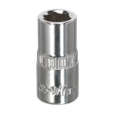 Sealey Premier Fully Polished Socket 1/4"Sq Drive 7mm