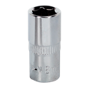 Sealey Premier Fully Polished Socket 1/4"Sq Drive 8mm