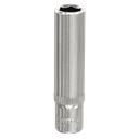 Premier Fully Polished Deep Socket 1/4"Sq Drive 8mm