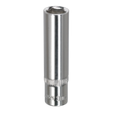 Sealey Premier Fully Polished Deep Socket 1/4"Sq Drive 9mm