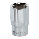 Sealey Premier Fully Polished Socket 1/4"Sq Drive 11mm