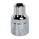 Sealey Premier Fully Polished Socket 3/8"Sq Drive 6mm