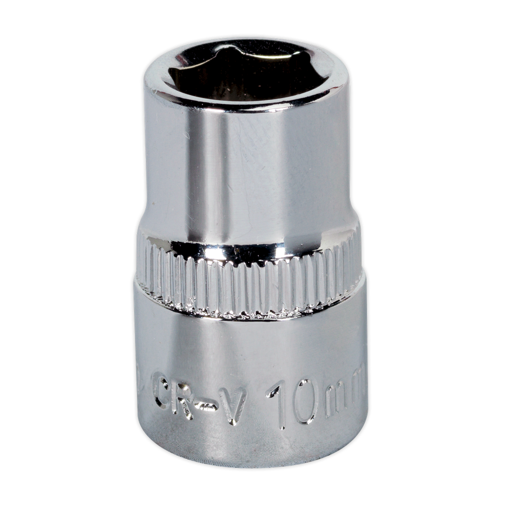 Sealey Premier Fully Polished Socket 3/8"Sq Drive 10mm