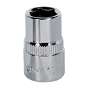 Sealey Premier Fully Polished Socket 3/8"Sq Drive 10mm