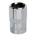 Sealey Premier Fully Polished Socket 3/8"Sq Drive 13mm