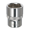 Sealey Premier Fully Polished Socket 3/8"Sq Drive 16mm