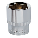 Sealey Premier Fully Polished Socket 3/8"Sq Drive 20mm