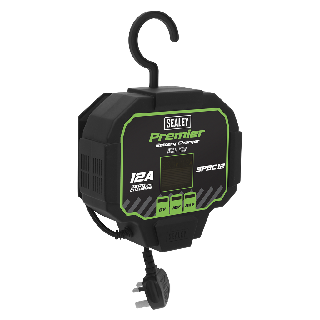 Sealey Premier Fully Automatic Battery Maintainer/Charger 12A