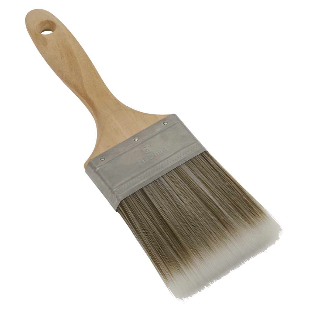Sealey Wooden Handle Paint Brush 76mm