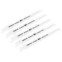 Reciprocating Saw Blade for Wood & Nail 150mm 6tpi - Pack of 5