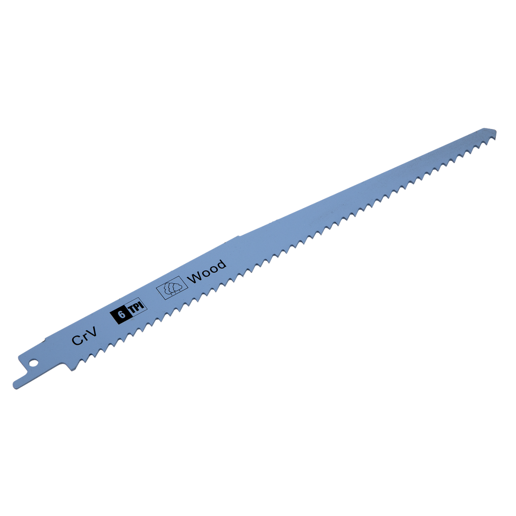 Reciprocating Saw Blade for Clean Wood 230mm 6tpi - Pack of 5