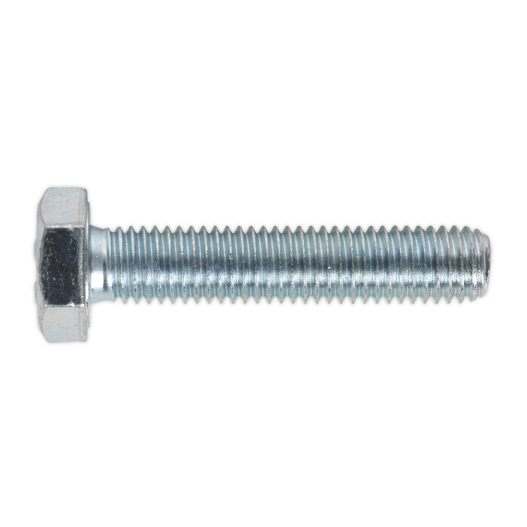 Sealey 8.8 Zinc Plated HT Setscrew M10 x 50mm, DIN 933 - Pack of 25