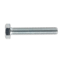 Sealey 8.8 Zinc Plated HT Setscrew M10 x 60mm, DIN 933 - Pack of 25