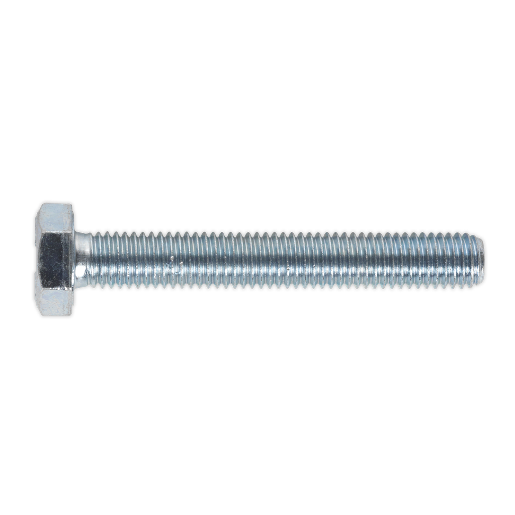 Sealey 8.8 Zinc Plated HT Setscrew M10 x 70mm, DIN 933 - Pack of 25