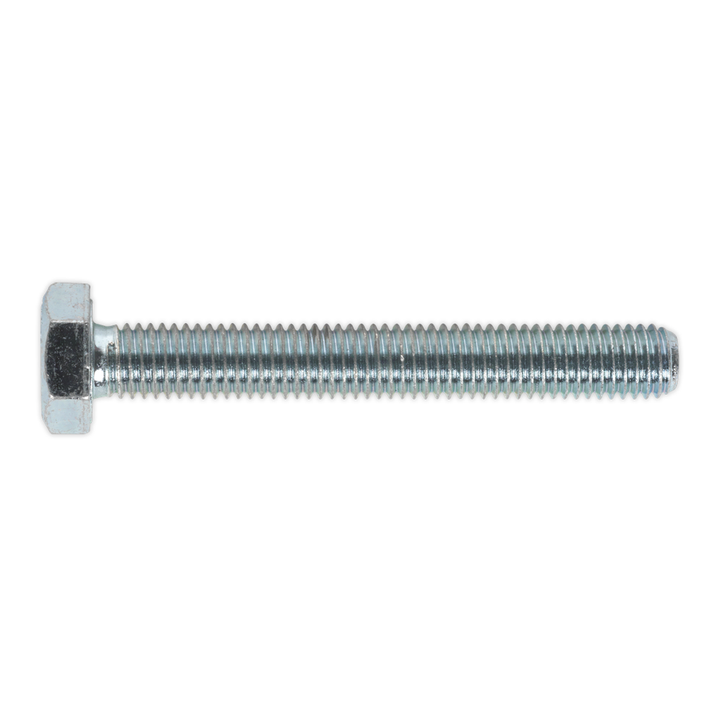 Sealey 8.8 Zinc Plated HT Setscrew M10 x 75mm, DIN 933 - Pack of 25