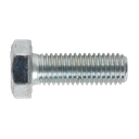 Sealey 8.8 Zinc Plated HT Setscrew M12 x 35mm, DIN 933 - Pack of 25