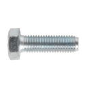 Sealey 8.8 Zinc Plated HT Setscrew M12 x 40mm, DIN 933 - Pack of 25