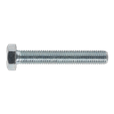 8.8 Zinc Plated HT Setscrew M12 x 75mm, DIN 933 - Pack of 10