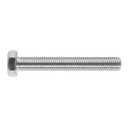 8.8 Zinc Plated HT Setscrew M14 x 100mm, DIN 933 - Pack of 10