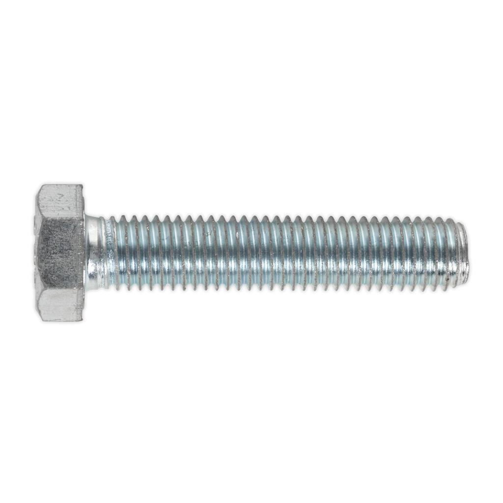 Sealey 8.8 Zinc Plated HT Setscrew M14 x 70mm, DIN 933 - Pack of 10