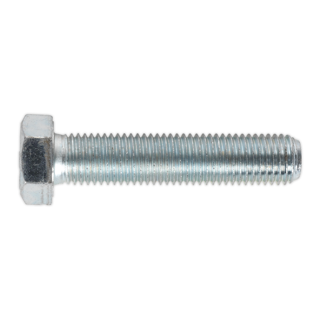 Sealey 8.8 Zinc Plated HT Setscrew M16 x 75mm, DIN 933 - Pack of