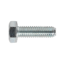 Sealey 8.8 Zinc Plated HT Setscrew M5 x 16mm, DIN 933 - Pack of 50