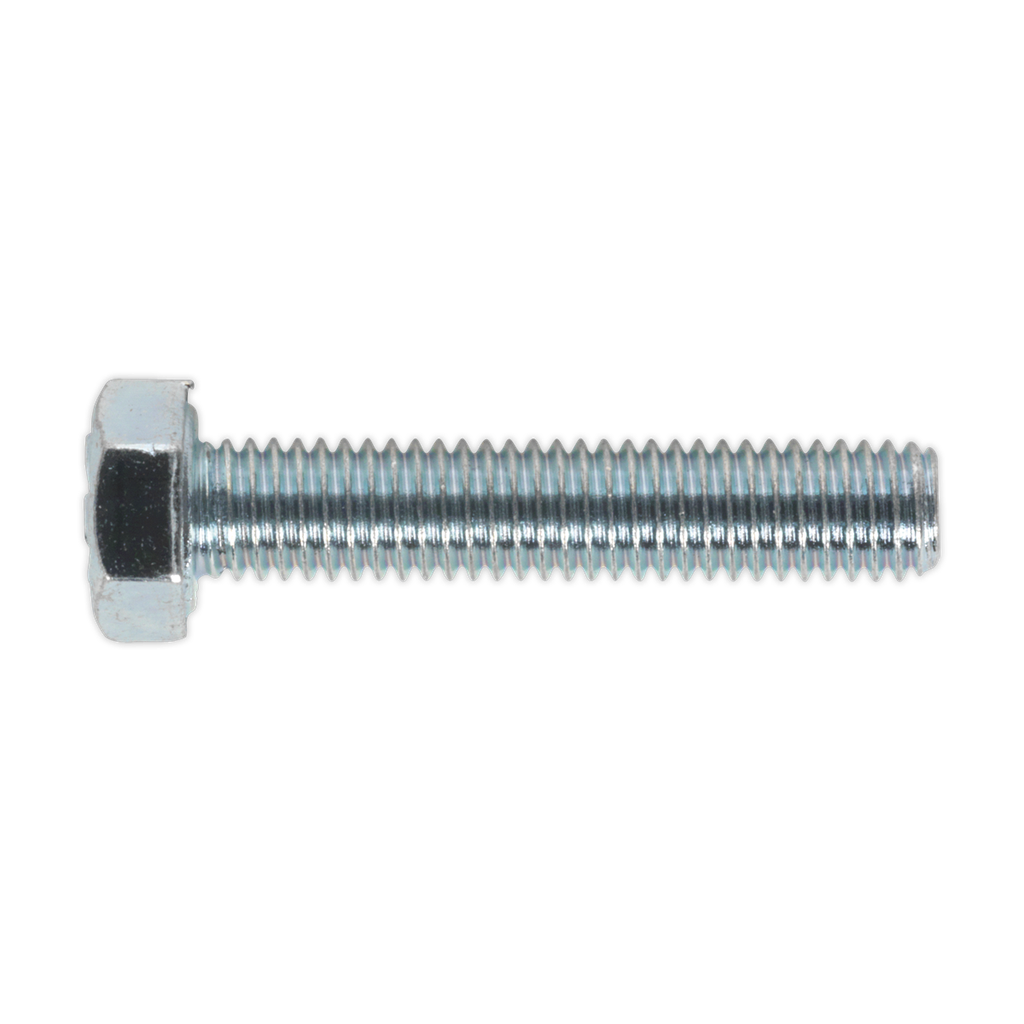 Sealey 8.8 Zinc Plated HT Setscrew M5 x 25mm, DIN 933 - Pack of 50