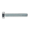 8.8 Zinc Plated HT Setscrew M5 x 30mm, DIN 933 - Pack of 50