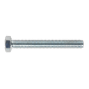 8.8 Zinc Plated HT Setscrew M5 x 40mm, DIN 933 - Pack of 50