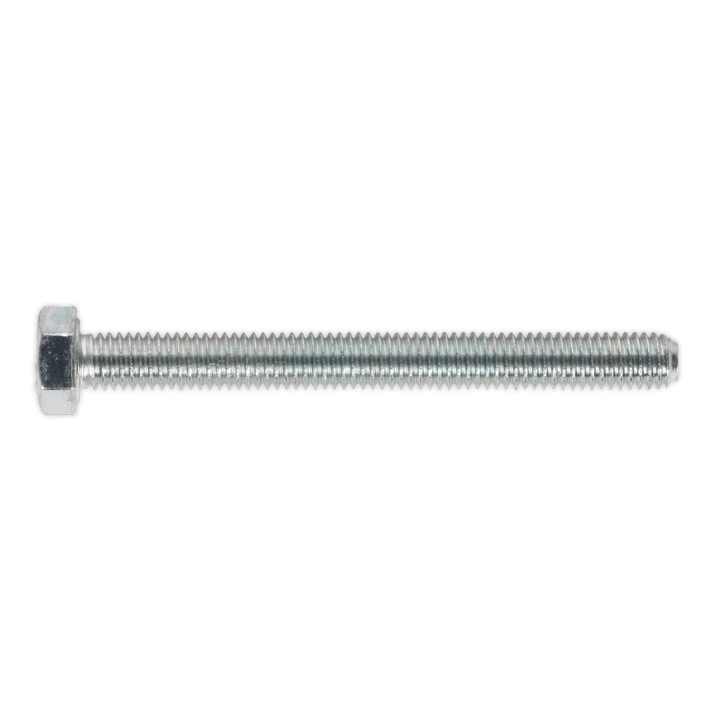 8.8 Zinc Plated HT Setscrew M5 x 50mm, DIN 933 - Pack of 50