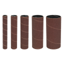 Sealey Assorted Sanding Sleeves 80 Grit - Pack of 5