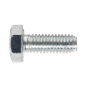 8.8 Zinc Plated HT Setscrew M6 x 16mm, DIN 933 - Pack of 50