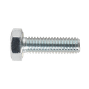 8.8 Zinc Plated HT Setscrew M6 x 20mm, DIN 933 - Pack of 50
