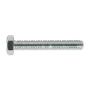 8.8 Zinc Plated HT Setscrew M6 x 40mm, DIN 933 - Pack of 50