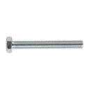 8.8 Zinc Plated HT Setscrew M6 x 50mm, DIN 933 - Pack of 50