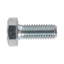 8.8 Zinc Plated HT Setscrew M8 x 20mm, DIN 933 - Pack of 50