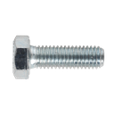 8.8 Zinc Plated HT Setscrew M8 x 25mm, DIN 933 - Pack of 50