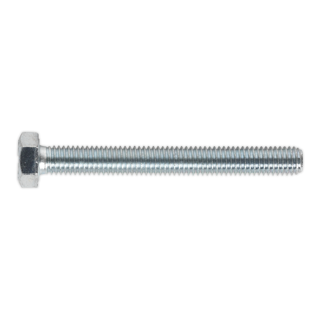 Sealey 8.8 Zinc Plated HT Setscrew M8 x 70mm, DIN 933 - Pack of 25