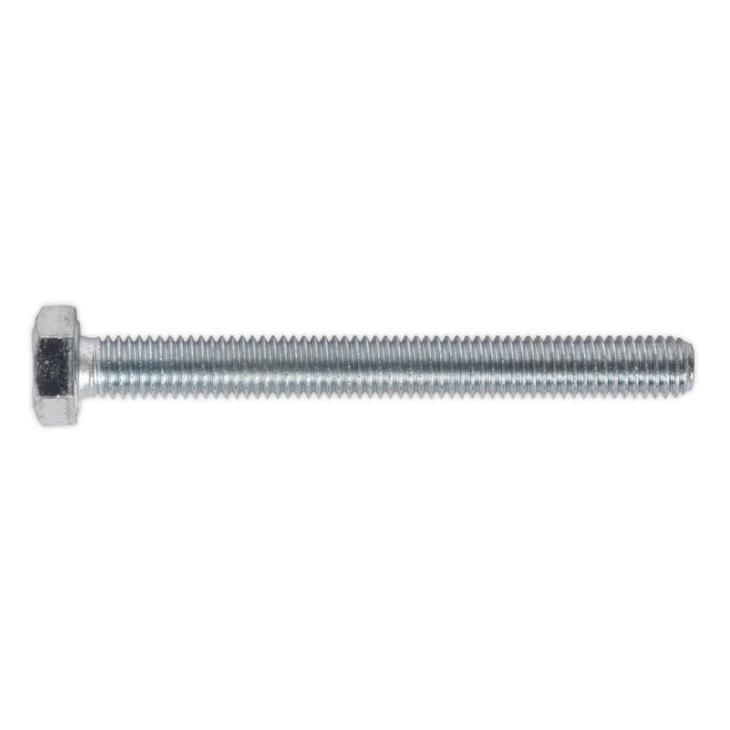 Sealey 8.8 Zinc Plated HT Setscrew M8 x 75mm, DIN 933 - Pack of 25