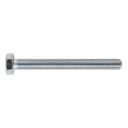 8.8 Zinc Plated HT Setscrew M8 x 75mm, DIN 933 - Pack of 25
