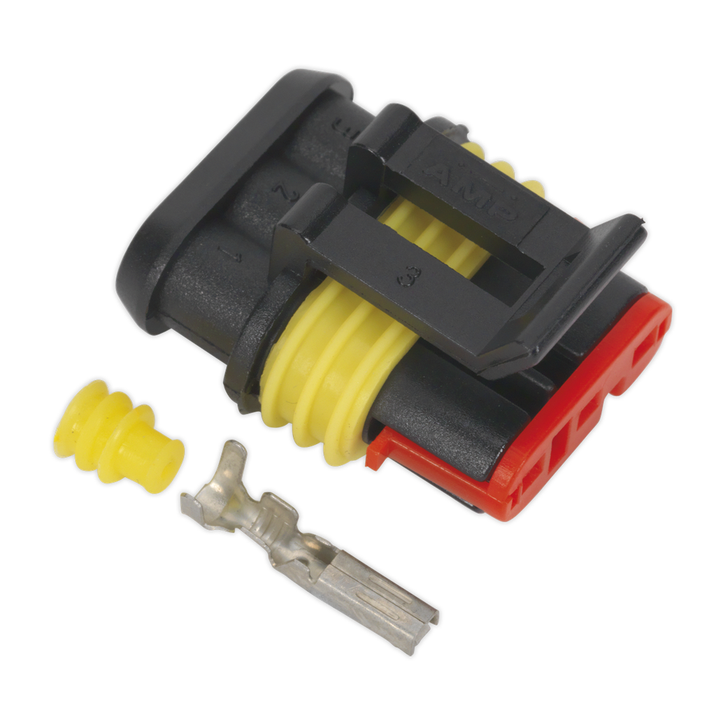 Sealey 3-Way Superseal Female Connector - Pack of 5