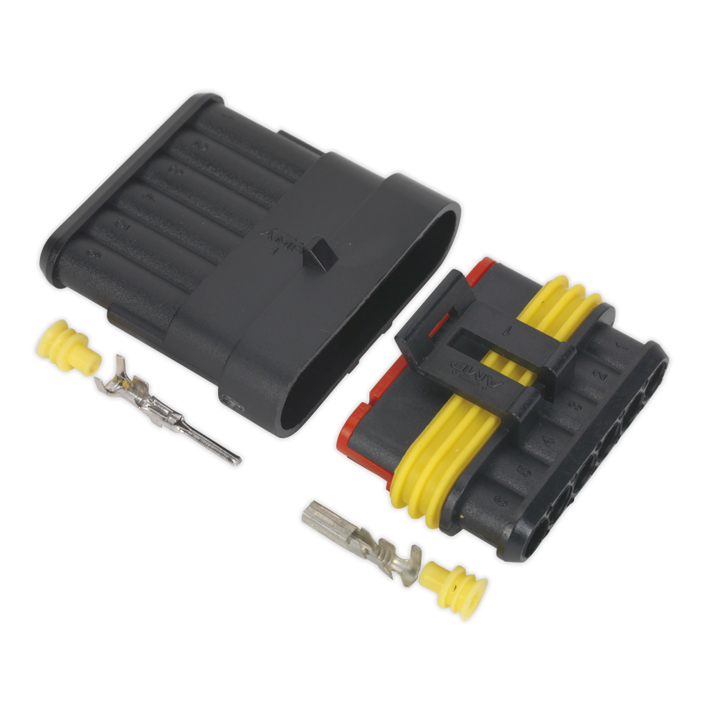 Sealey 6-Way Superseal Male & Female Connector