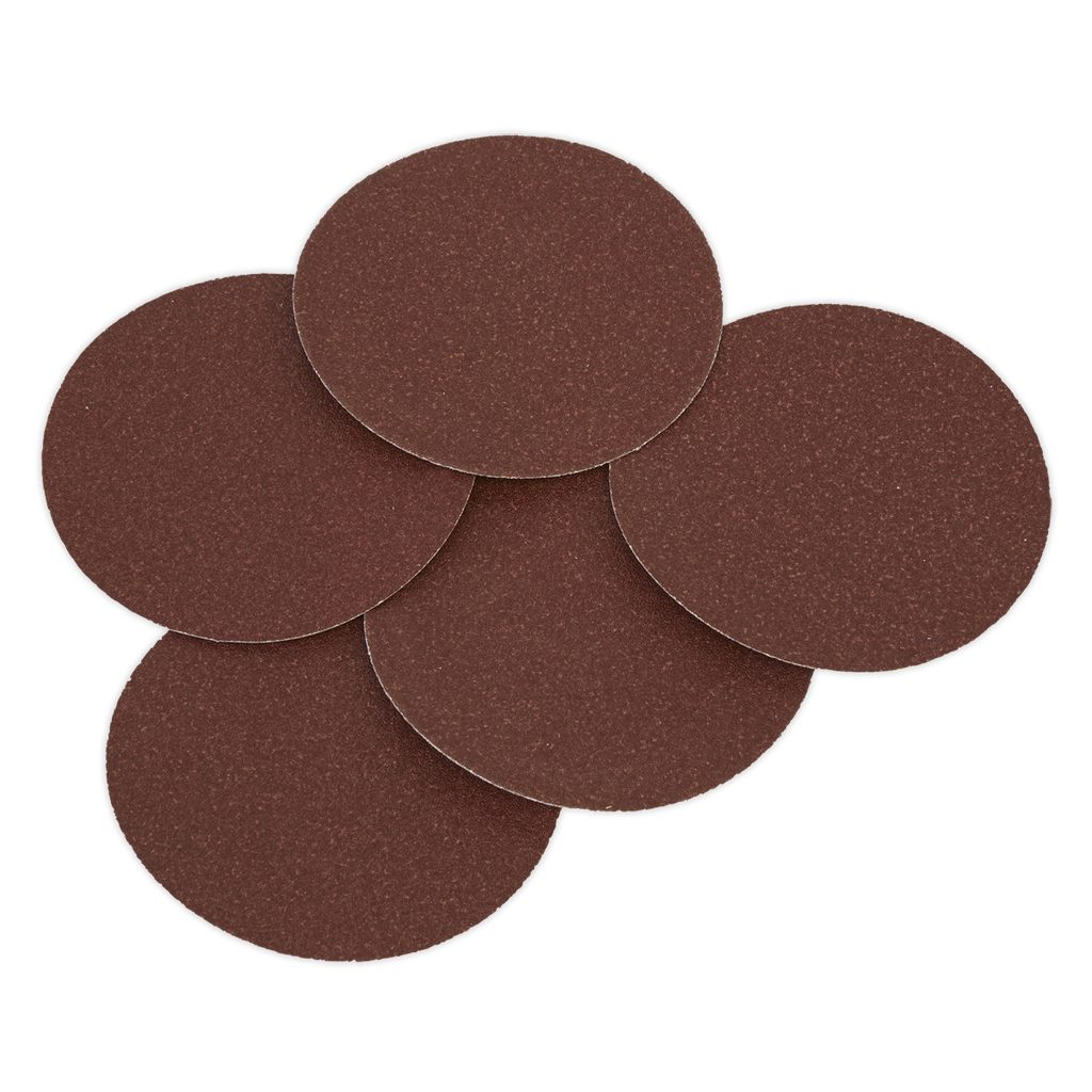 Sealey Adhesive Backed Sanding Disc 80Grit 125mm - Pack of 5