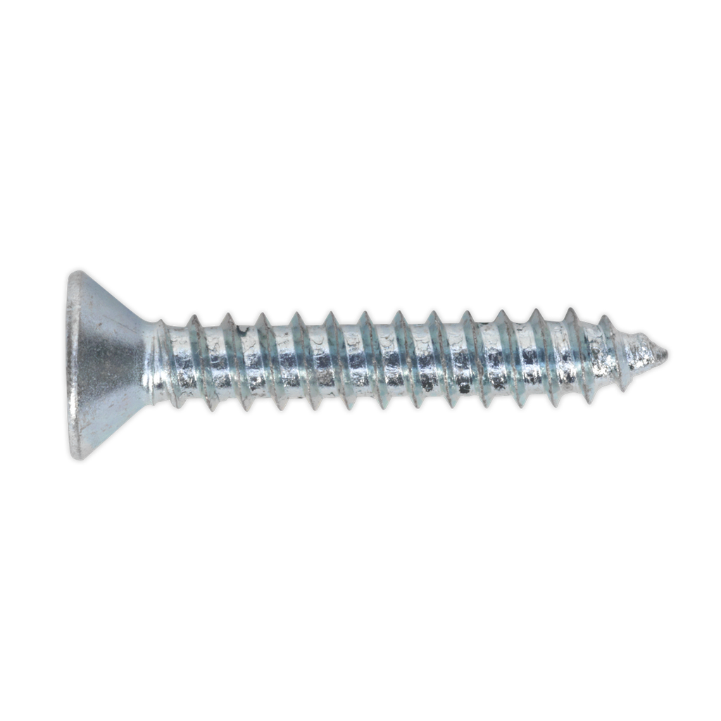 Sealey Self-Tapping Countersunk Pozi Screw 4.2 x 25mm, DIN 7982 - Pack of 100