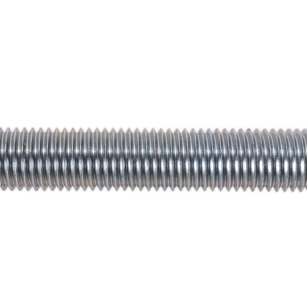 Sealey Zinc Plated Threaded Rod M24 x 1m - Pack of 2