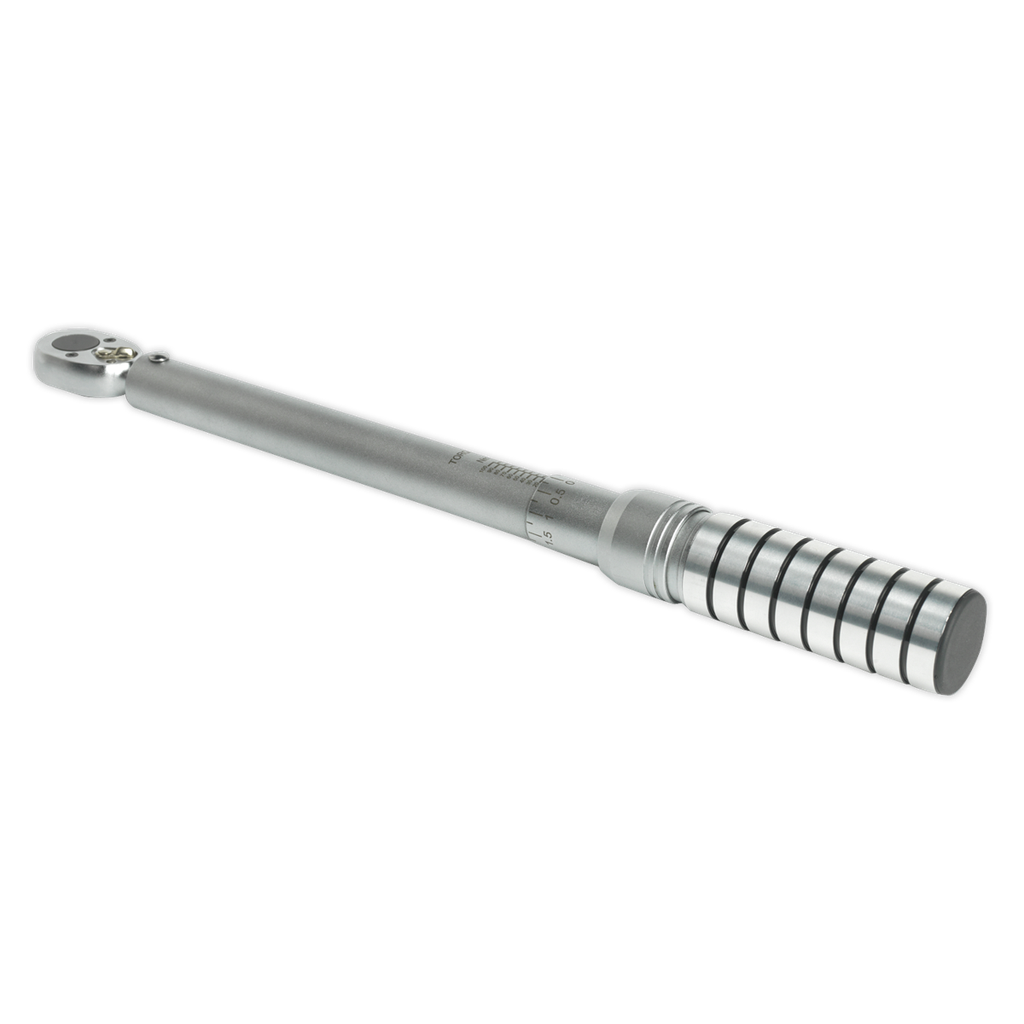 Sealey Premier Calibrated Micrometer Style Torque Wrench 3/8"Sq Drive 20-100Nm