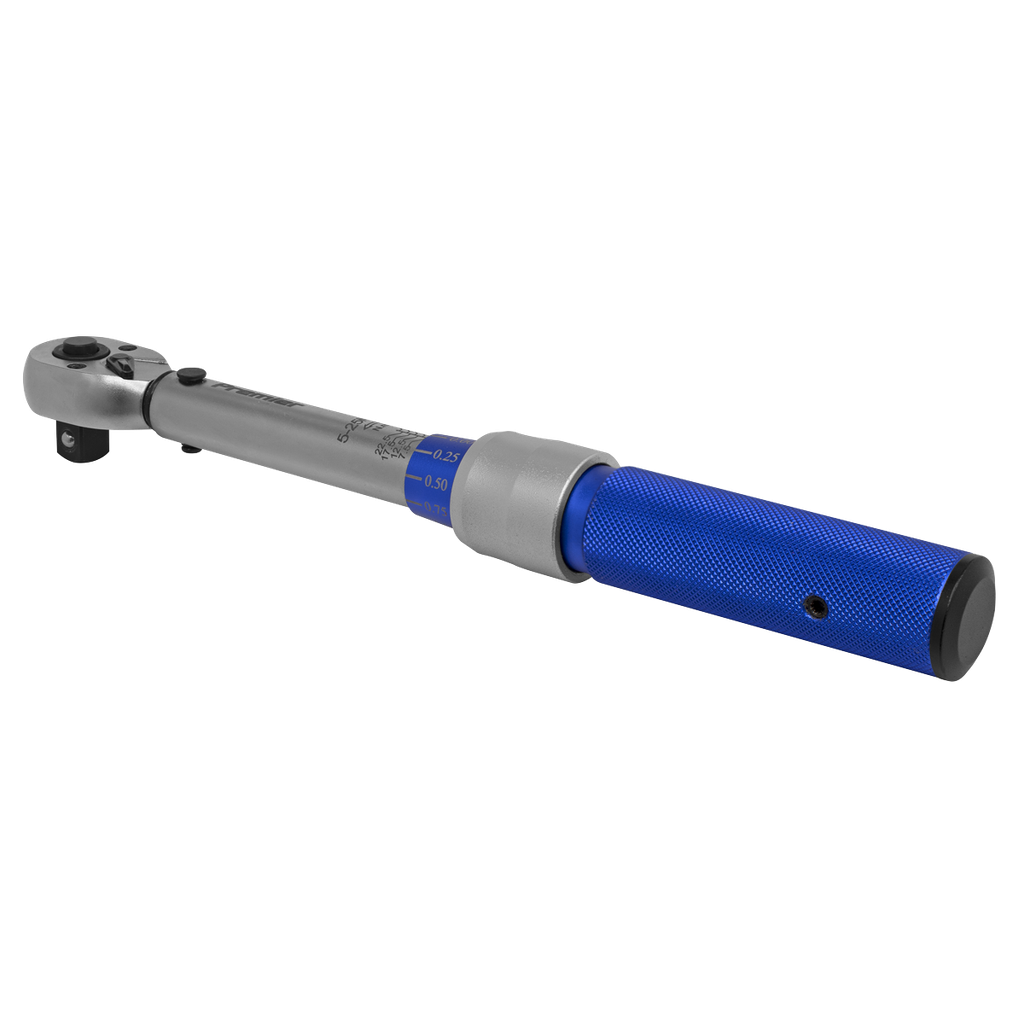Sealey Premier Calibrated Micrometer Torque Wrench 3/8"Sq Drive 