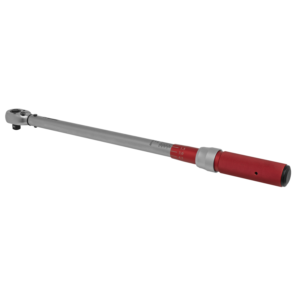 Sealey Premier Calibrated Micrometer Torque Wrench 1/2"Sq Drive 60-330Nm
