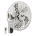 3-Speed Wall Fan with Remote Control 18" 230V