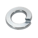 Sealey Zinc Plated Spring Washer M5, DIN 127B - Pack of 100